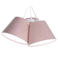 HÄNGELEUCHTE Rosa 26/19 cm - Pink, Kunststoff (26/0.8/19cm) - ONZENO