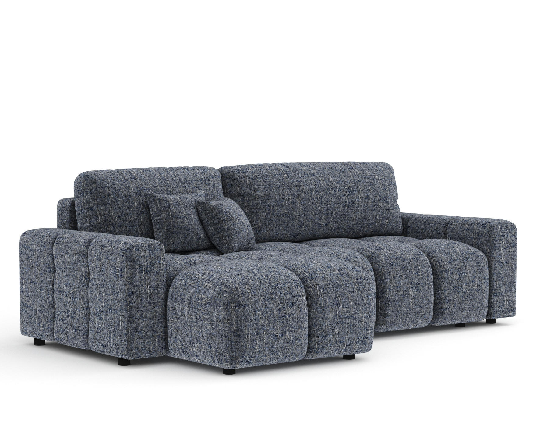 Maison de Reve Ecksofa Dunkelblau 233x142 cm