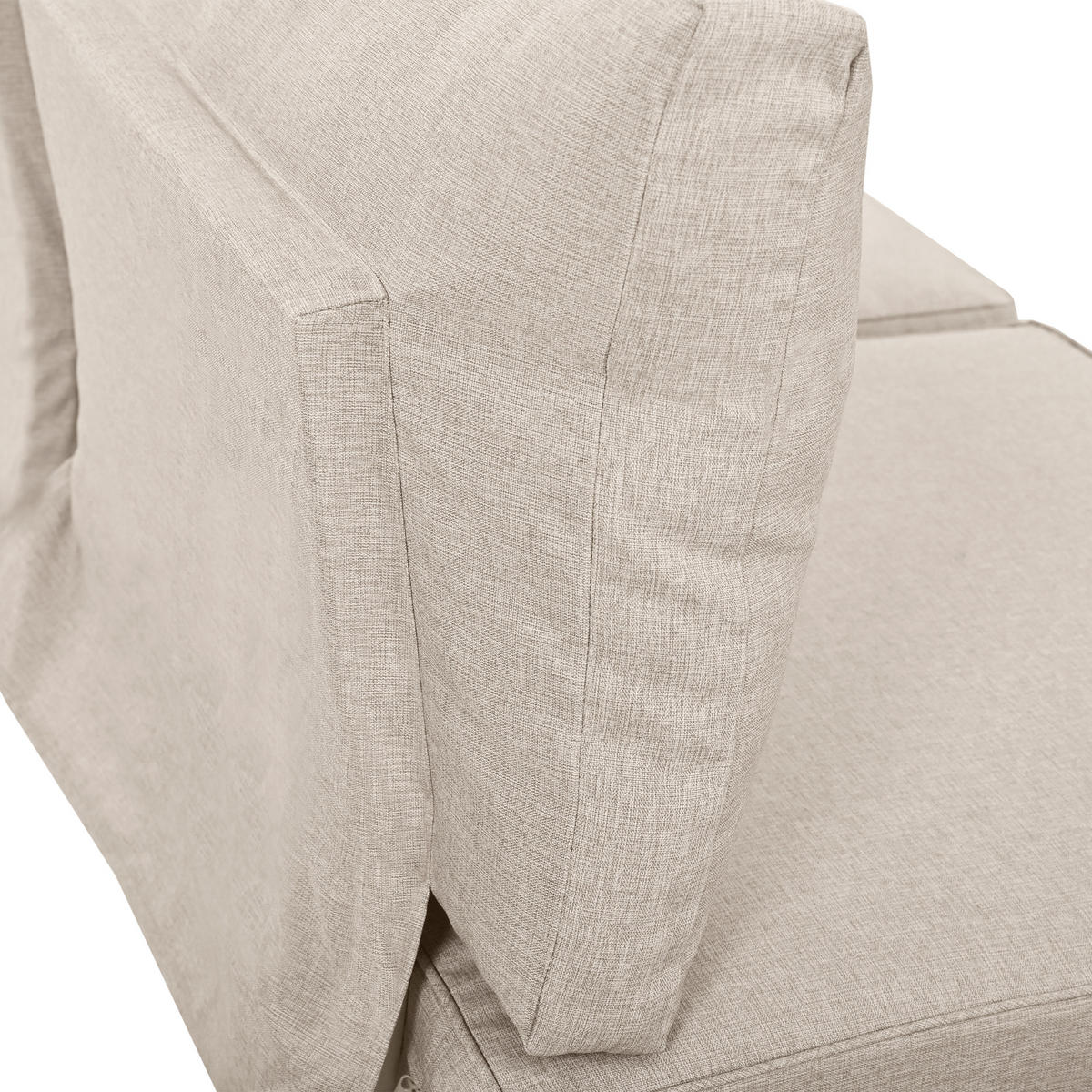 LOUNGESET 5-tlg. Beige 2x Zweisitzer 2x Tische 1x Tisch Akazie - Beige, Metall - FLIEKS