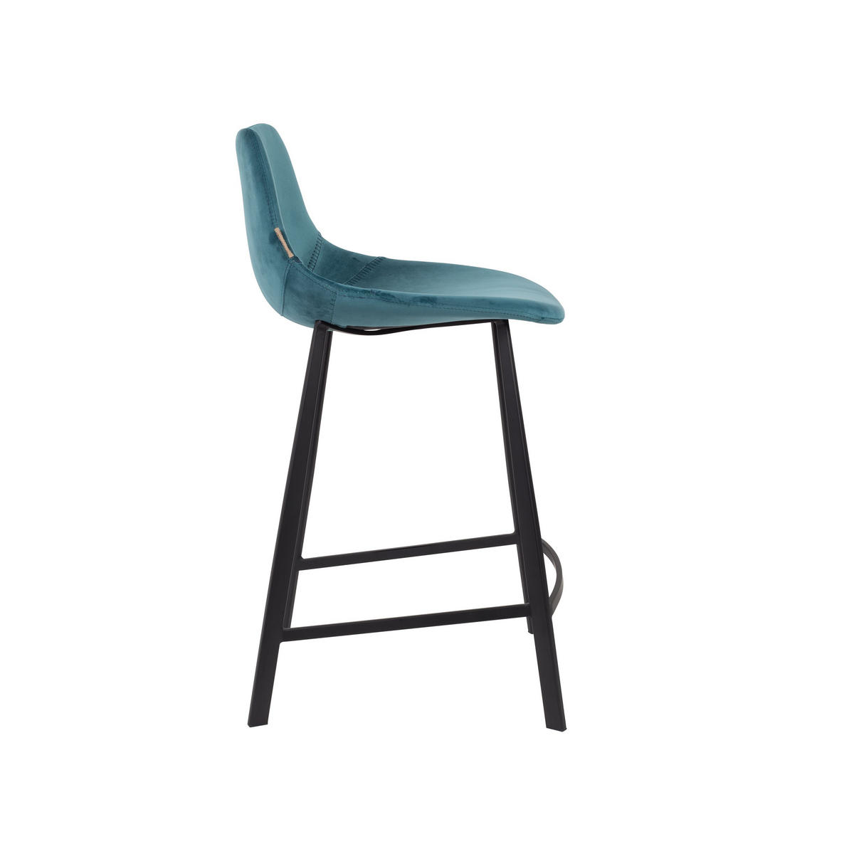 BARHOCKER Franky Rückenlehne 65 cm Blau - 2 er Set - Blau, Textil (45/91/52cm) - Dutchbone