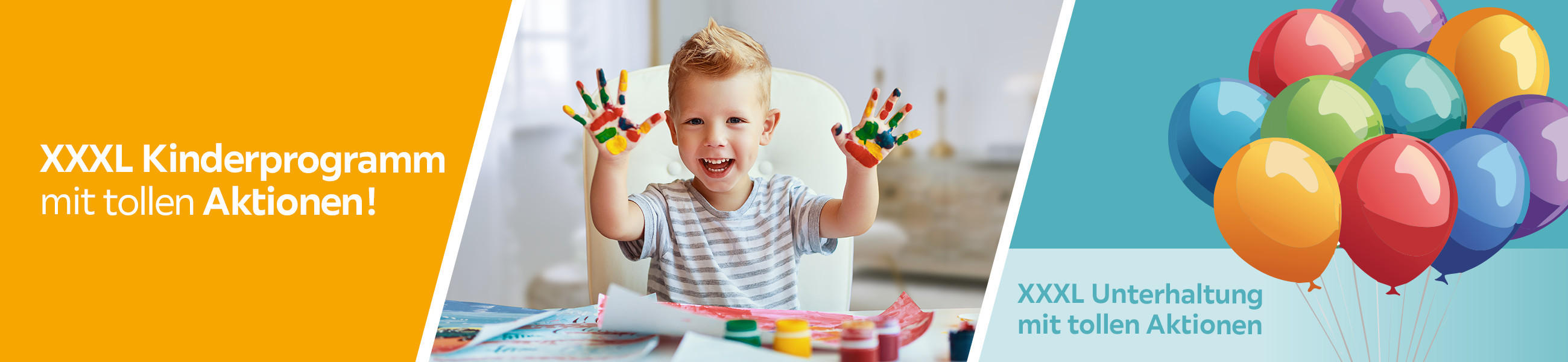 XXXL Kinderprogramm mit tollen Aktionen! - XXXL Unterhaltung mit tollen Aktionen