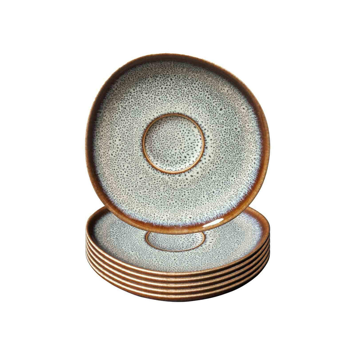 KAFFEEUNTERTASSEN Lave Beige ø 15,2 cm 6er Set - Beige, Keramik (15.2cm) - like.Villeroy & Boch