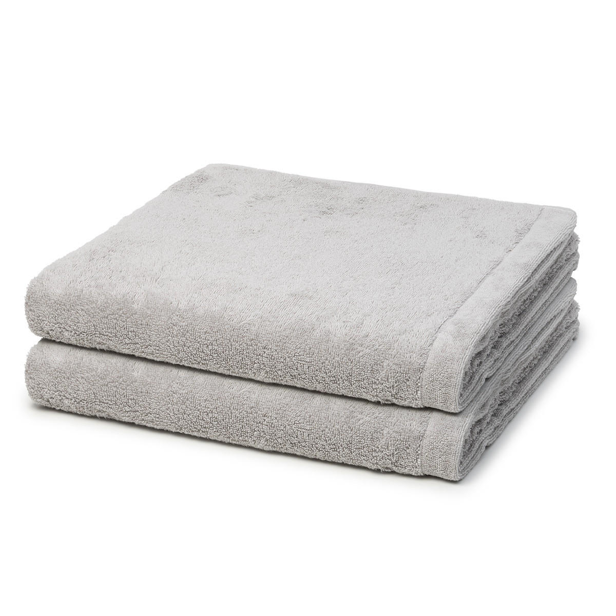 DUSCHTUCH Lifestyle 2er-Set - Grau, Textil (70/140cm) - Cawoe