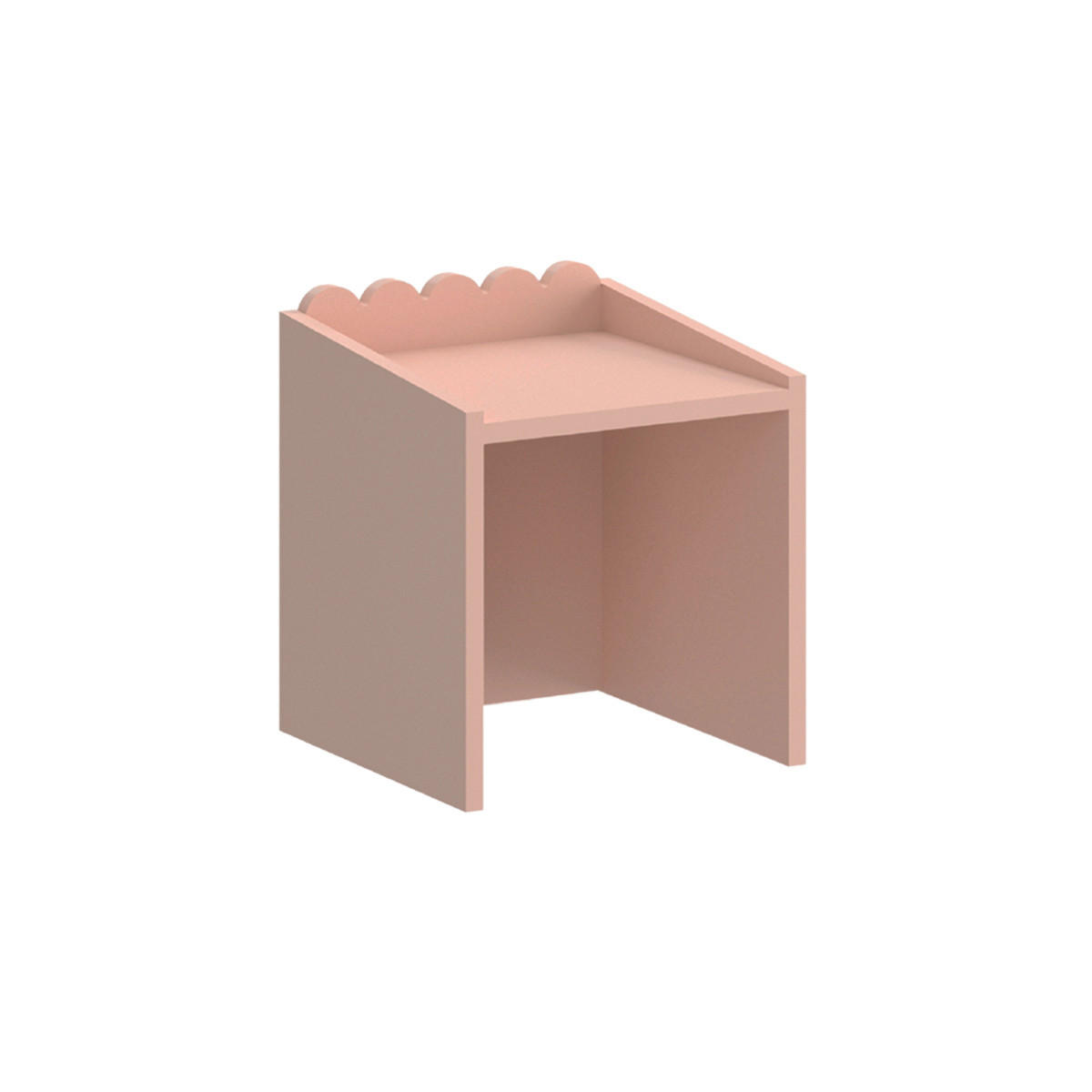 PISAĆI STOL Book Nook Ruža - pink, drvni materijal (31/35.5/31cm) - Petits-meubles