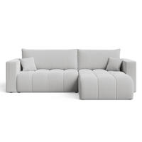 ECKSOFA Neva Grau - Grau, Holz/Textil (280/170cm) - Graingold