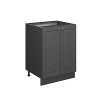 SPODNÍ SKŘÍŇKA KUCHYŇSKÉ LINKY Fame-Line Anthrazit-Gold Landhaus - antracitová, kompozitní dřevo (60/82/60cm) - Vicco