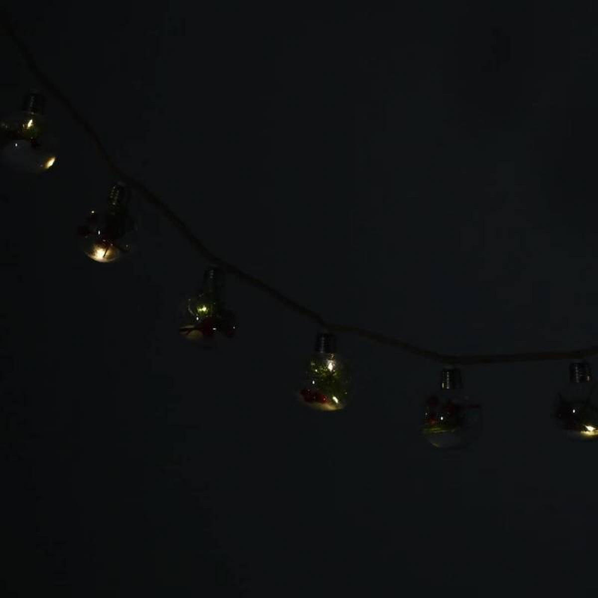 LICHTERKETTE Pinere, grün, 36 LED, 11x9x195 cm, Dekorative Weihnachtsdeko - Grün, Kunststoff (195cm) - home&you