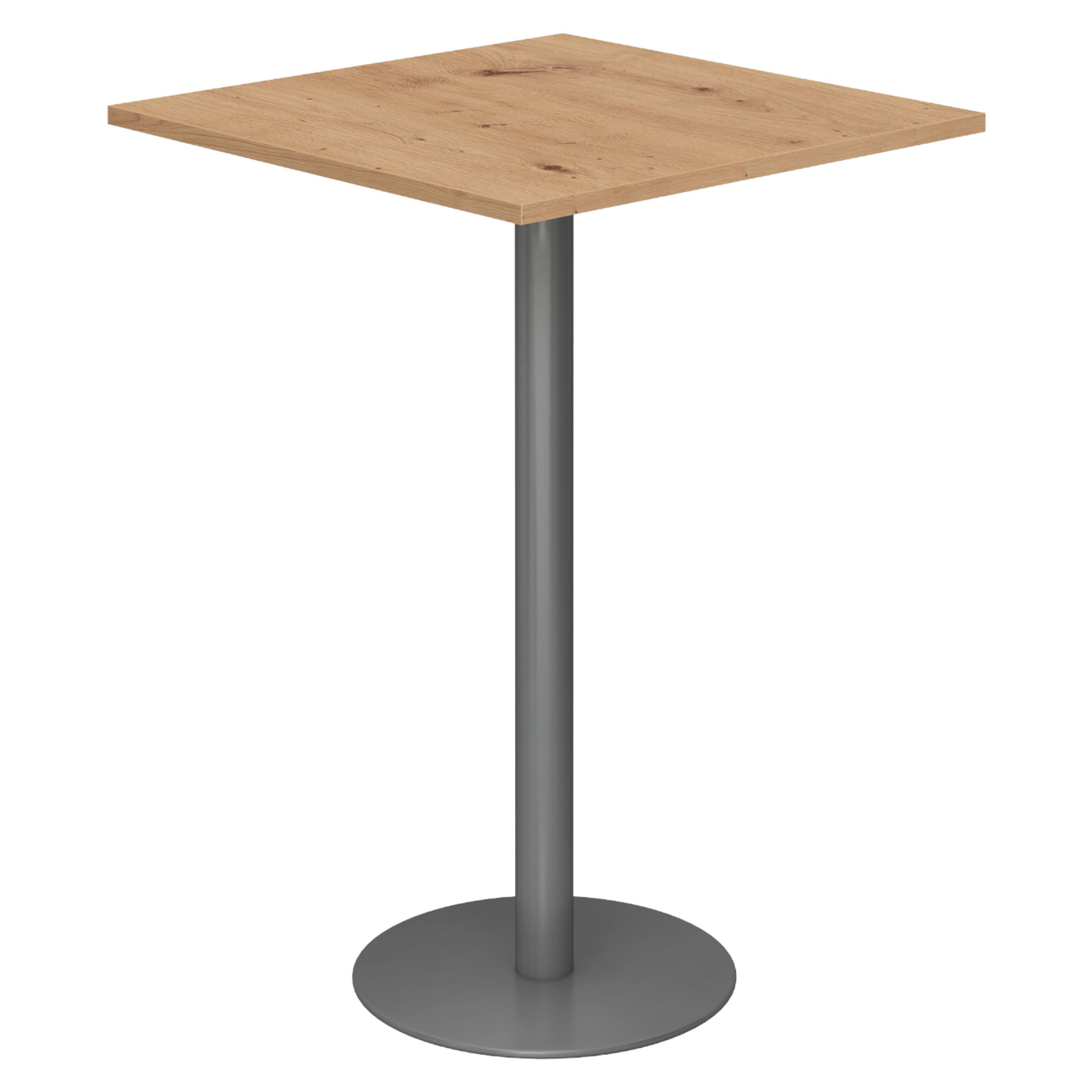 bümö Stehtisch Wildeiche, Graphit 80x111.6x80 cm