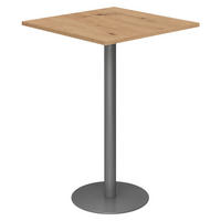 STEHTISCH eckig STH 80/80/111,6 cm in Wildeiche/Graphitfarben - Wildeiche/Graphitfarben, Holzwerkstoff (80/80/111.6cm) - bümö