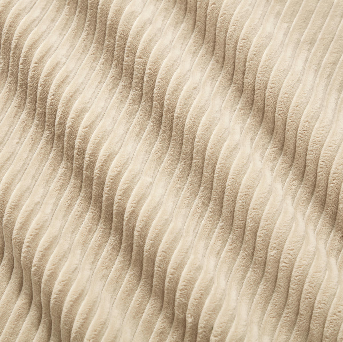 SOFA modular tiefsitzig Cord Beige - Beige, Kunststoff (104/69/382cm) - Meubliv