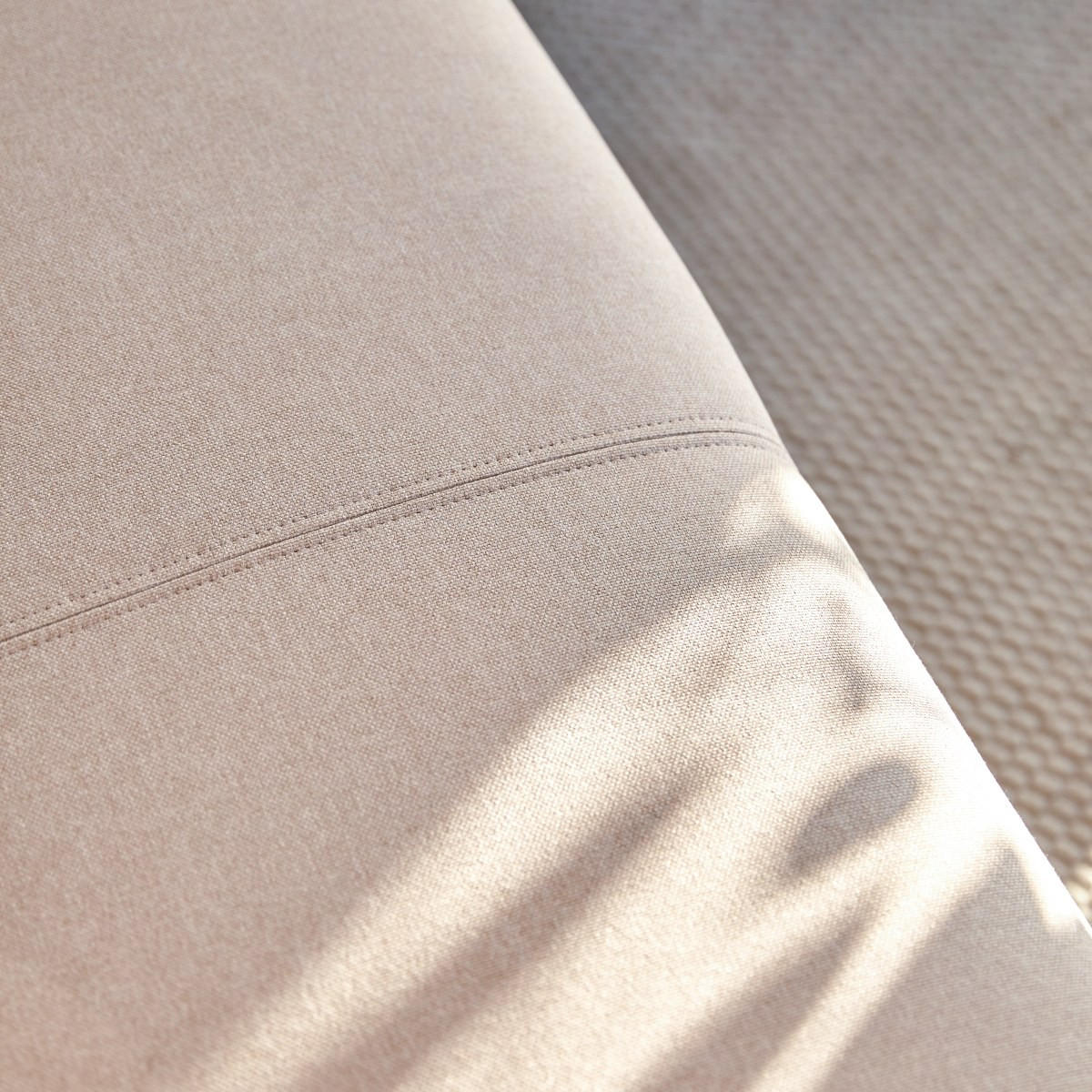 SOFA Finn Beige aus Stoff - Beige, Textil (271/81/180cm) - Tikamoon