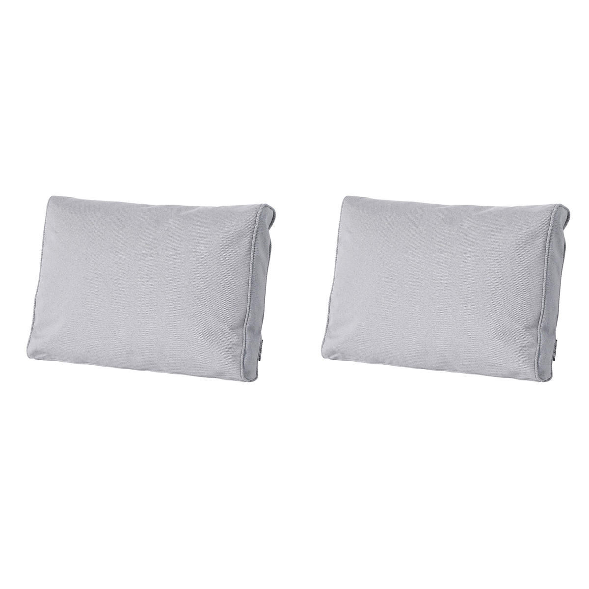 RÜCKENKISSEN Manchester 43/73 cm 2er-Set - Hellgrau, Textil (73/8/43cm) - Madison