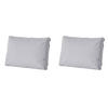 RÜCKENKISSEN Manchester 43/73 cm 2er-Set - Hellgrau, Textil (73/8/43cm) - Madison