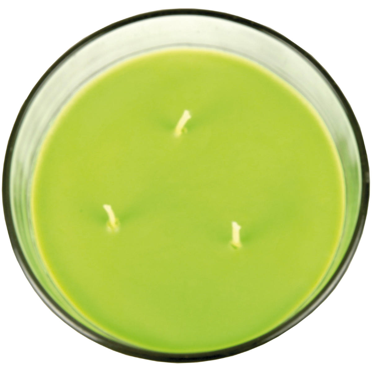 DUFTKERZE "Cocktail Edition" Mojito - Hellgrün, Naturmaterialien (13/8cm)