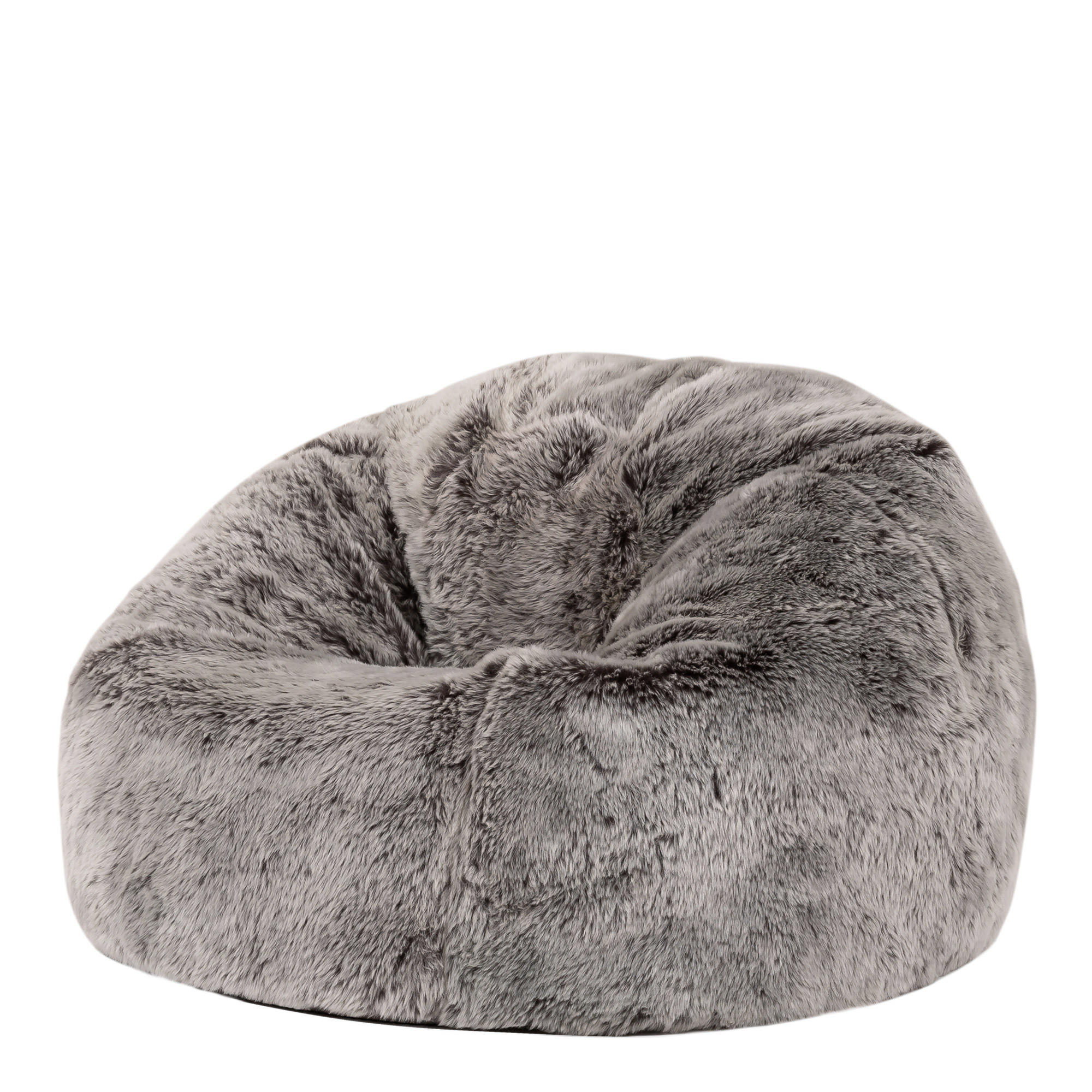 SITZSACK aus Kunstfell für Kinder - Grau, Kunststoff (65/45/65cm) - icon