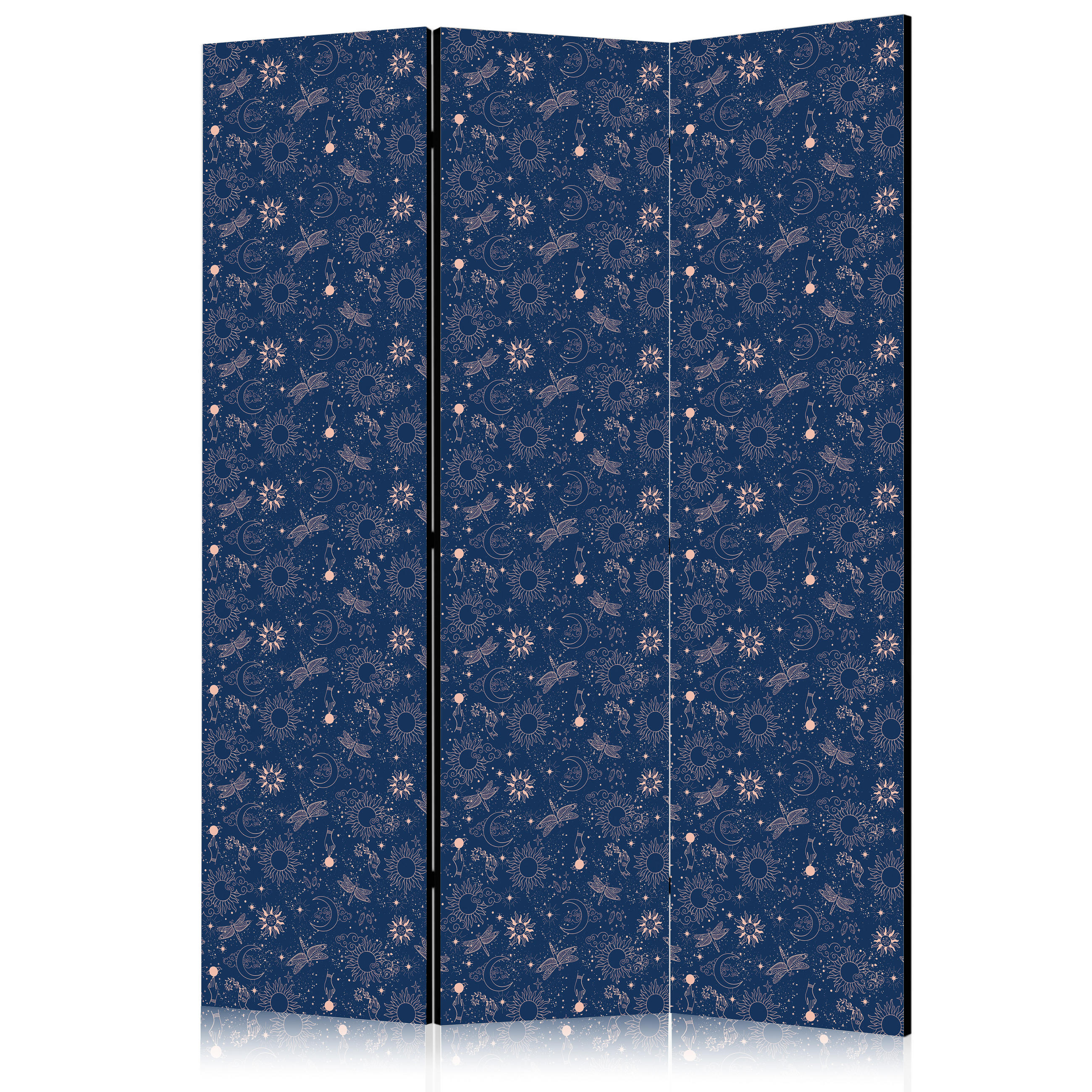 Muralo Paravent Blau 135x172x3 cm