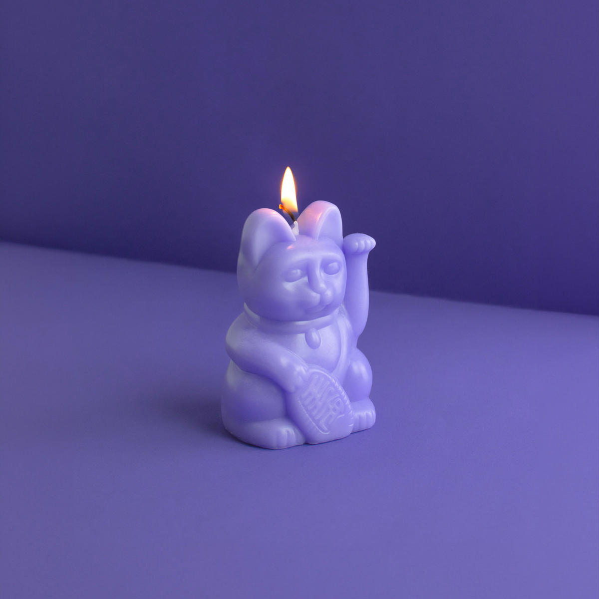 FIGURENKERZE Lucky Candles Lilac, Paraffinwachs, Lila, 11.5 cm - Lila, Paraffin (8/11.5/9.5cm) - Donkey Products