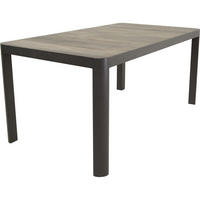GARTENTISCH Castilla - Anthrazit - 160/90/74 cm - Dunkelgrau, Metall (160/90/74cm) - Lesli Living