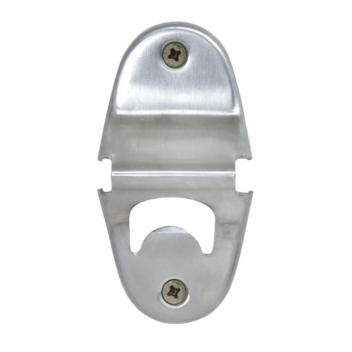 FLASCHENÖFFNER Wand, Edelstahl, Einhandbedienung - Silberfarben, Metall (3cm) - ich-zapfe
