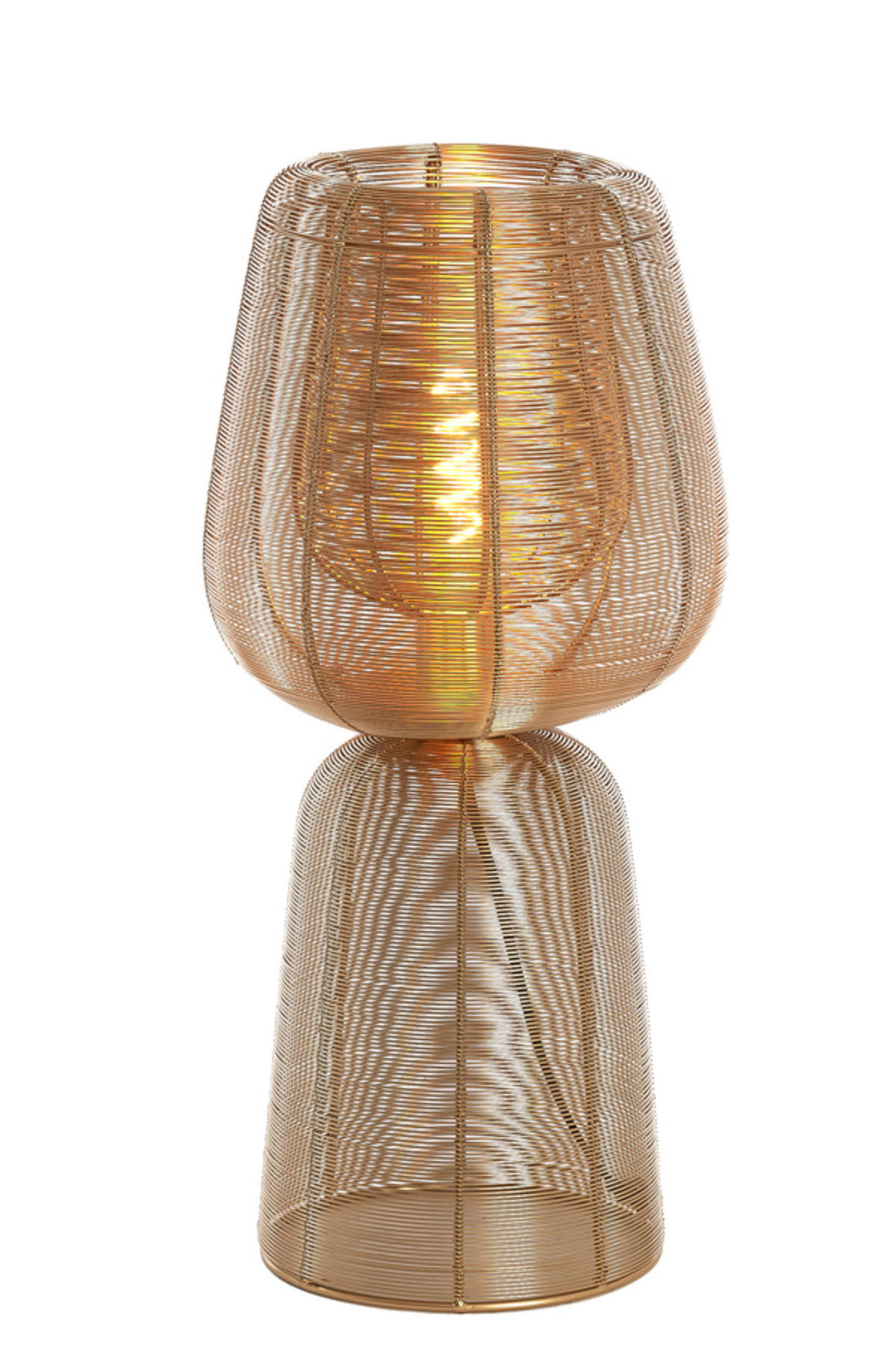 TISCHLAMPE Aboso Gold Ø24/54 cm - Goldfarben, Metall (24/24/54cm) - Light & Living