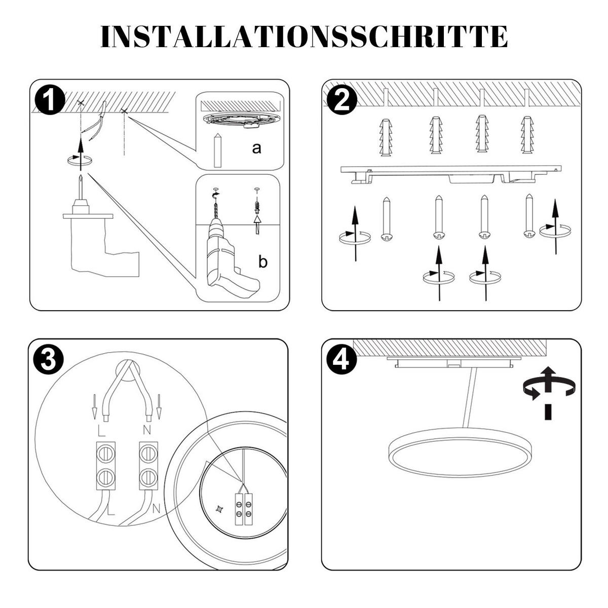 LED-DECKENLEUCHTE Maki 22/22/2.6 cm - Weiß, Kunststoff (22/22/2.6cm) - Nettlife
