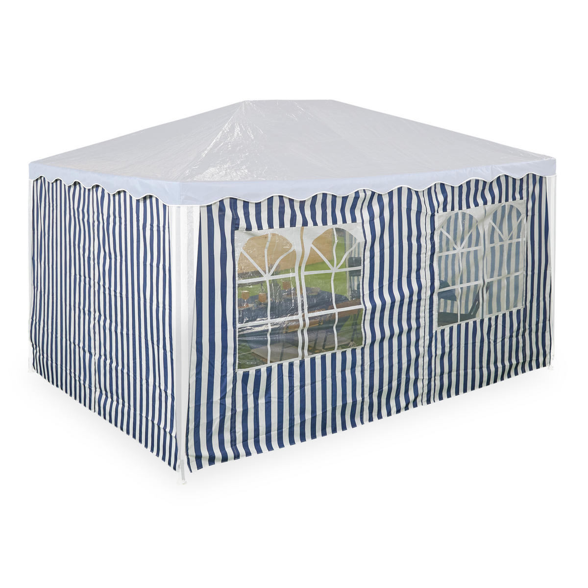 3XPAVILLON-SEITENTEILE - Multicolor, Textil (400/200/0.1cm) - Relaxdays
