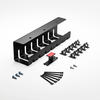 KABELKANAL Set B Schwarz - Schwarz, Metall (43/10/12cm) - Albatros