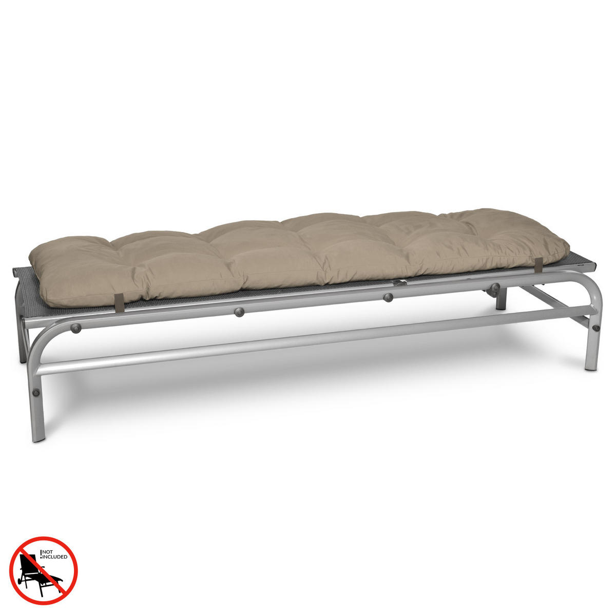 ROLLIEGENAUFLAGE Flair RL 190/60/8cm Natur - Naturfarben, Textil (60/8/190cm) - Beautissu 