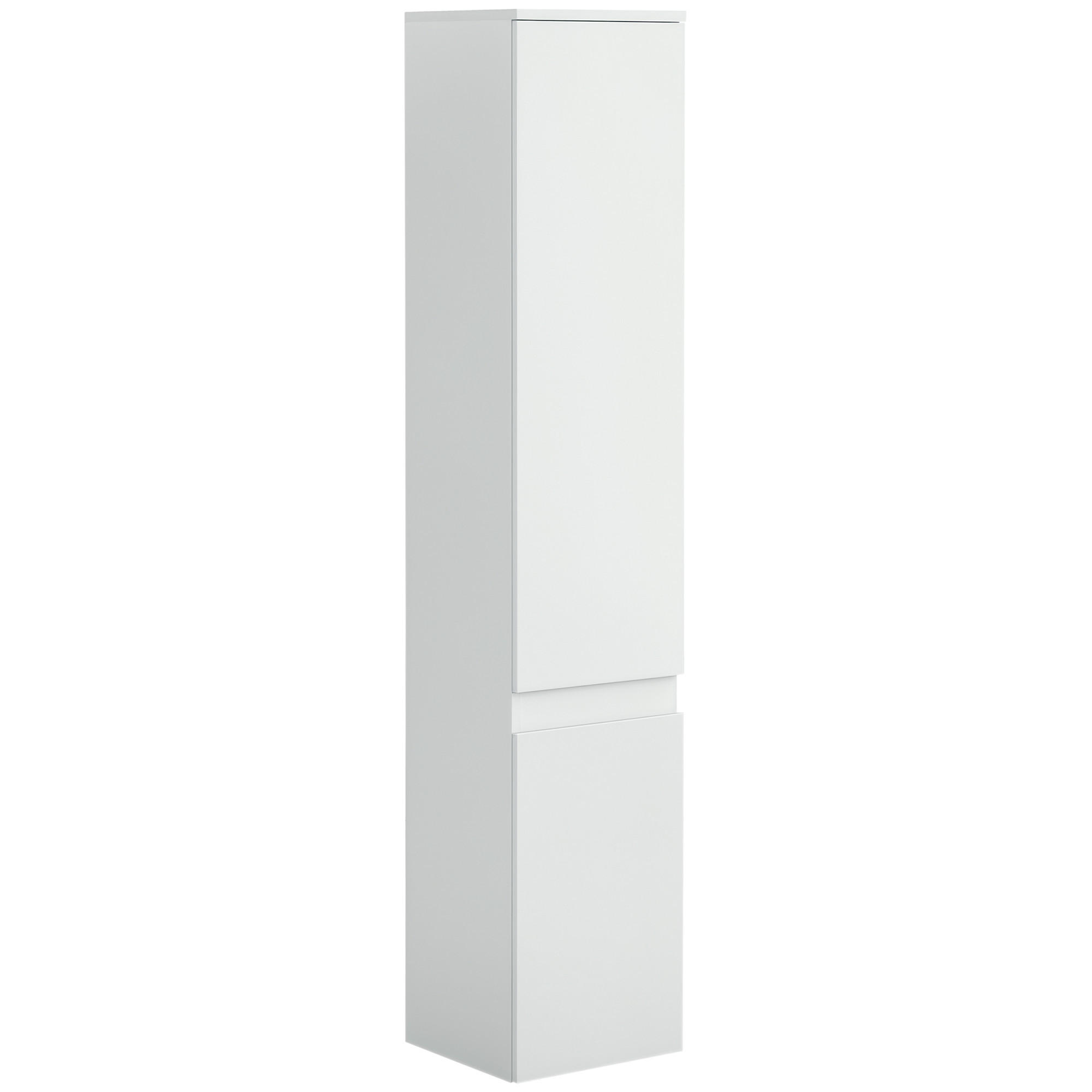 HOCHSCHRANK DE-12518 30/28/152 cm mit 2 Türen Weiß - Weiß, Holzwerkstoff (28/152.5/30cm) - ComfortXL