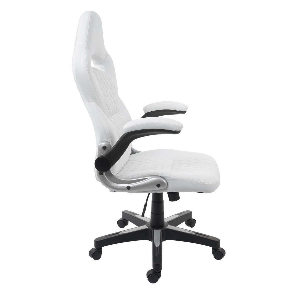 BÜROSTUHL Weiß - Weiß, Textil (67/121/65cm) - MCW
