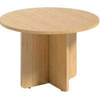 COUCHTISCH 66/66/45 cm mit Kreuzgestell und verstellbaren Füßen, Bambus, Natur - Naturfarben, Naturmaterialien (66/66/45cm) - Redom