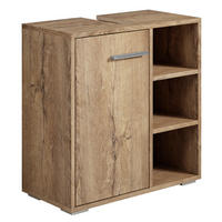 OMARICA POD UMIVALNIK Neptunus 1 vrata rjavi hrast - 60 x 30 x 60 cm - barve hrasta/rjava, les (60/60/28cm) - Badplaats