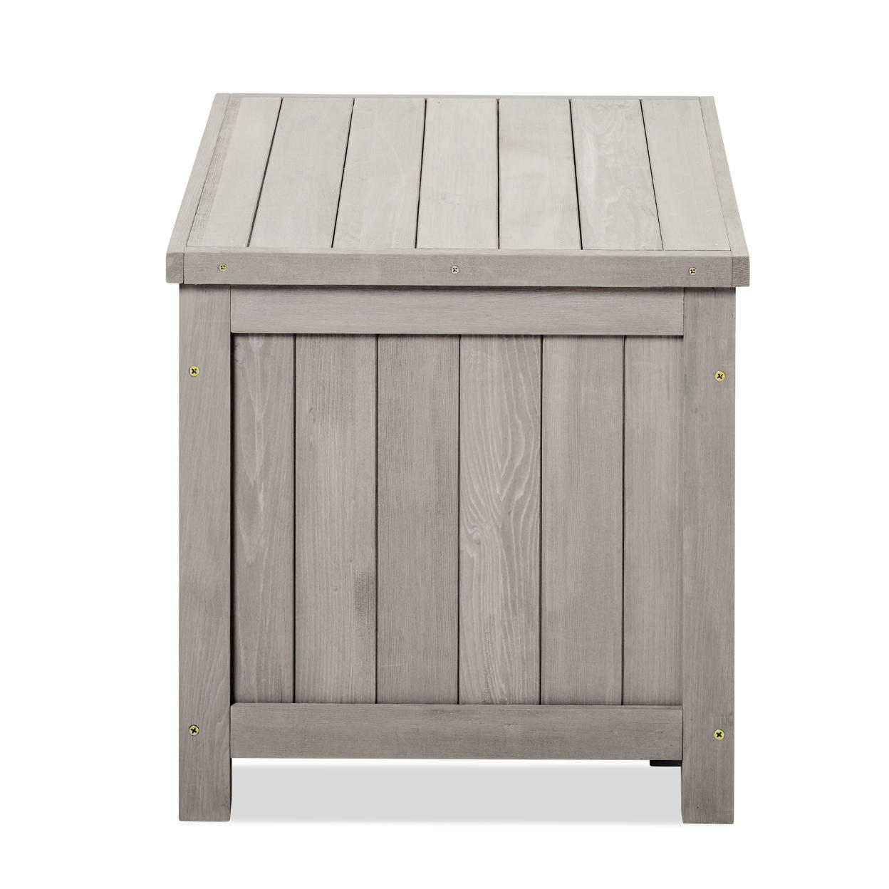 GARTENBOX HILLE mit Klappdeckel 45*45*45 cm - Grau, Holz (45/45/45cm) - butenkist