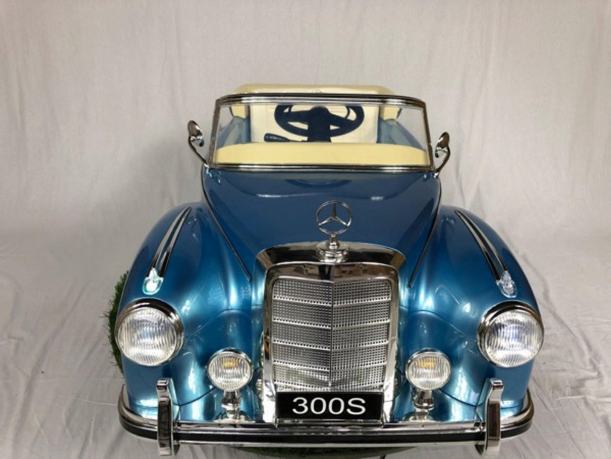 KINDER ELEKTROAUTO Mercedes 300S - Blau, Kunststoff (133/67/54cm) - TPFLiving
