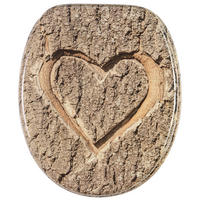 WC-SITZ mit Absenkautomatik True Love - Braun, Holzwerkstoff (38/6/47cm) - Sanilo