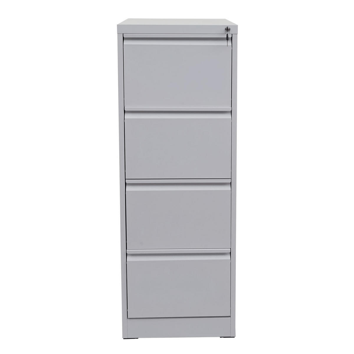 HÄNGEREGISTERSCHRANK Grau - Grau, Metall (46/134/62cm) - MCW