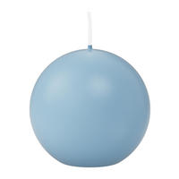 KUGELKERZEN Hellblau Ø 6 cm, 16 Stück - Hellblau, Paraffin (6/6/6cm) - Wiedemann Kerzen