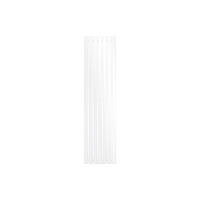 BADHEIZKÖRPER Stella 370x1400 mm Weiß mit Mittelanschluss - Weiß, Metall (37/140/5cm) - LuxeBath