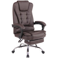BÜROSTUHL Onix, Kunstleder Braun - Braun, Textil/Metall (67/125/68cm) - TPFLiving