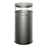 STANDASCHER Big Ash Graphit - Grau, Metall (43.5/87.1/43.5cm) - Wesco
