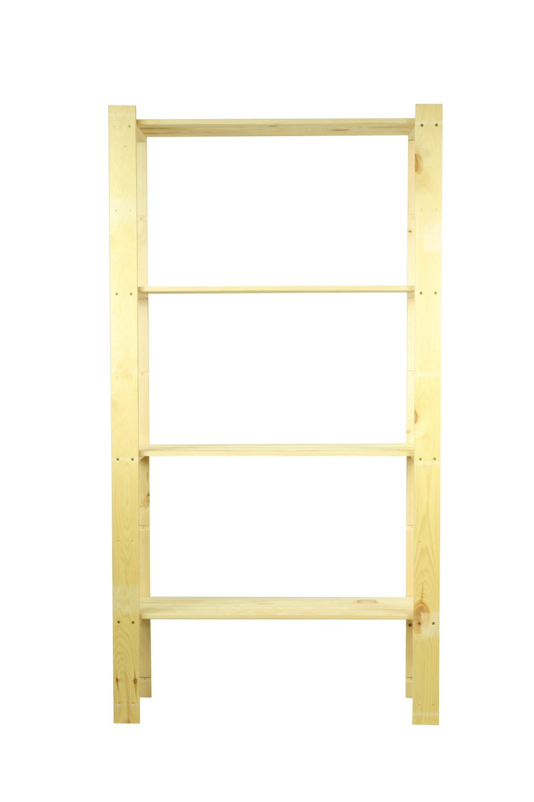 HOLZREGAL PINEPEAK 150x80x28cm 4 Fachboden 1,2cm dickes Kiefernholz Natur - Naturfarben, Holz (80/150/28cm) - PROREGAL