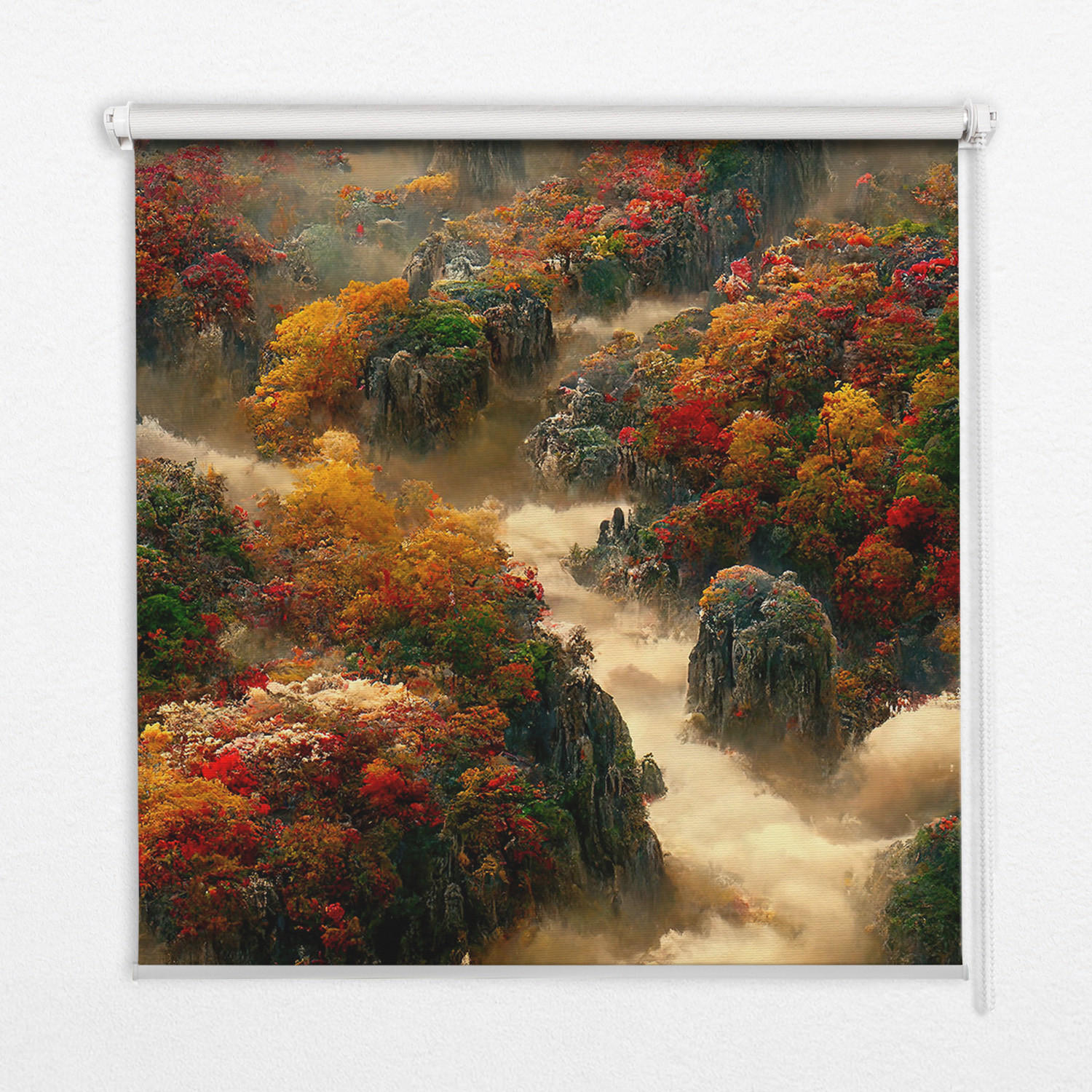 TULUP VNITŘNÍ roleta - okenní roleta - roleta - 100x140 cm - Mountain View