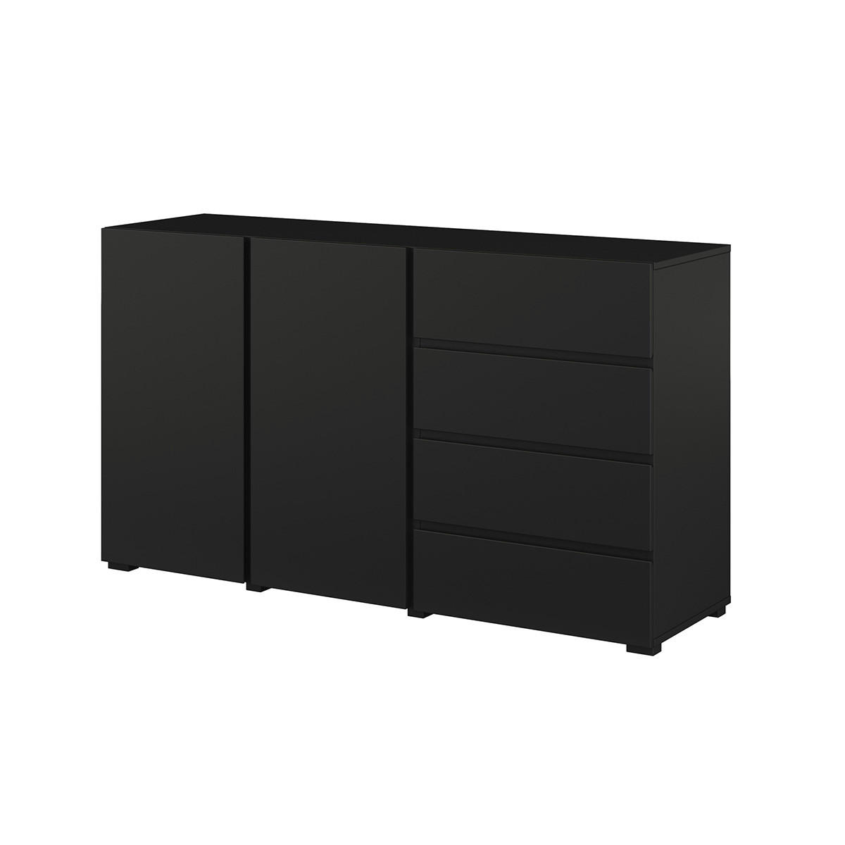 SIDEBOARD Maxis Černá - černá, kompozitní dřevo (138/78/40cm) - Petits-meubles