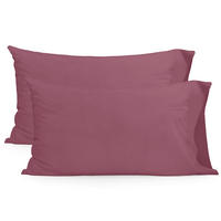 KISSENBEZUG basic 50x75 cm (x2) magenta - Magenta, Textil (50/75cm) - Happy Friday