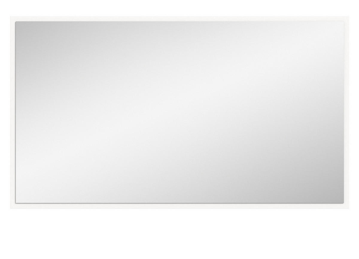 SPIEGEL weiß 92 x 52 cm, Wandspiegel mit Rahmen - Weiß, Glas/Holzwerkstoff (92/52/2cm) - Inn.Furn