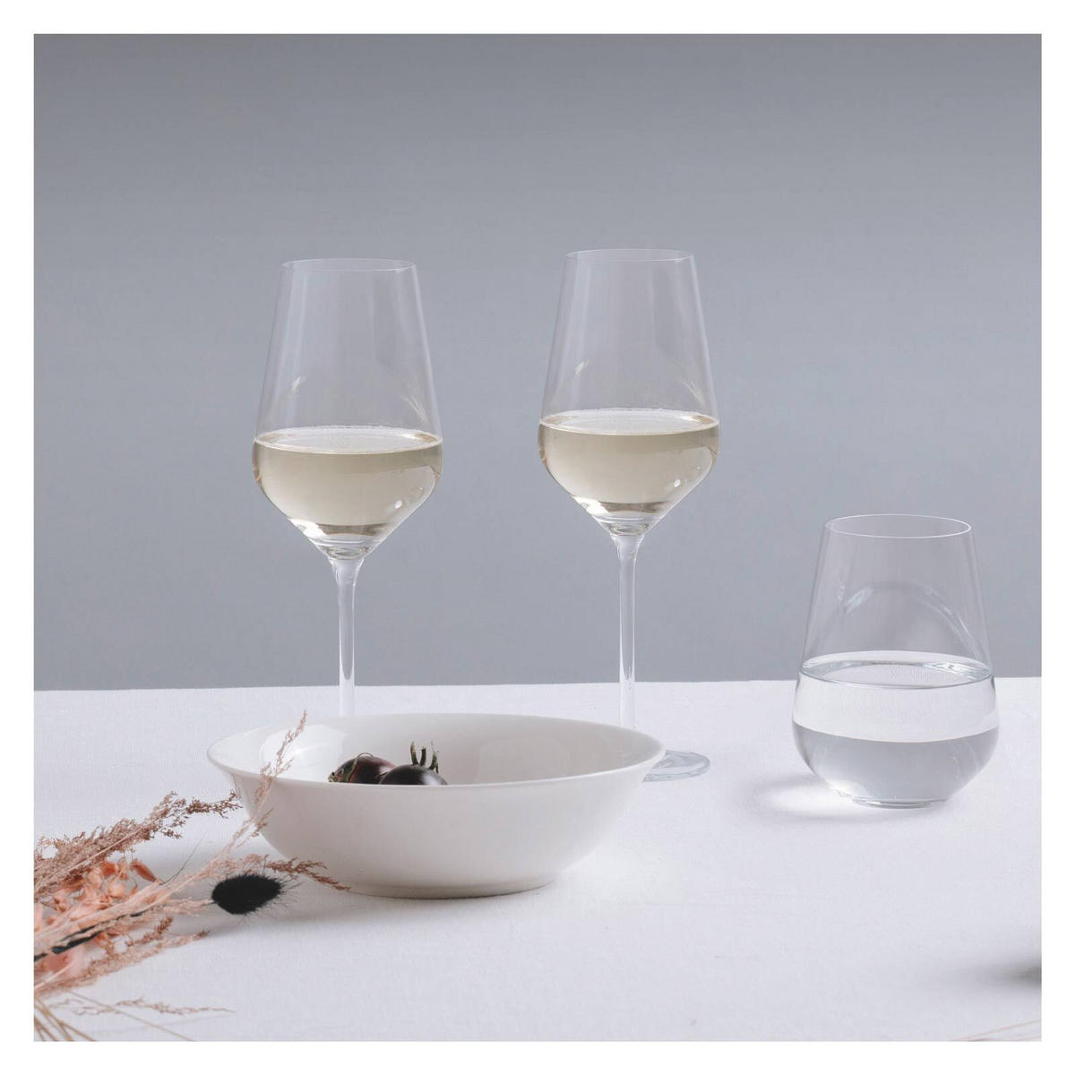 WEISSWEIN- UND WASSERGLÄSER Lichtweiss Aurelie transparent 12er Set - Transparent, Glas - Ritzenhoff