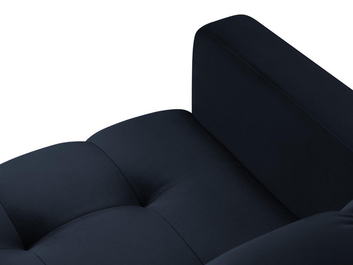 SESSEL Mamaia aus Samt dunkelblau - Dunkelblau, Textil (92/75/87cm) - Micadoni