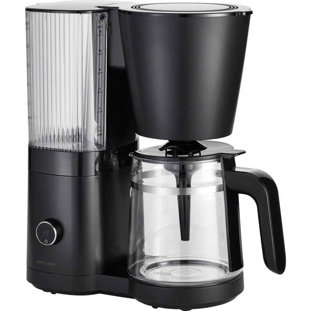 ZWILLING ENFINIGY Filterkaffeemaschine mit 1.5l Glaskanne, Schwarz - Schwarz, Kunststoff (32/35/15cm) - Zwilling