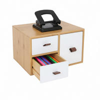 SCHUBLADENBOX - Multicolor, Holz/Holzwerkstoff (20/25/15cm) - Relaxdays