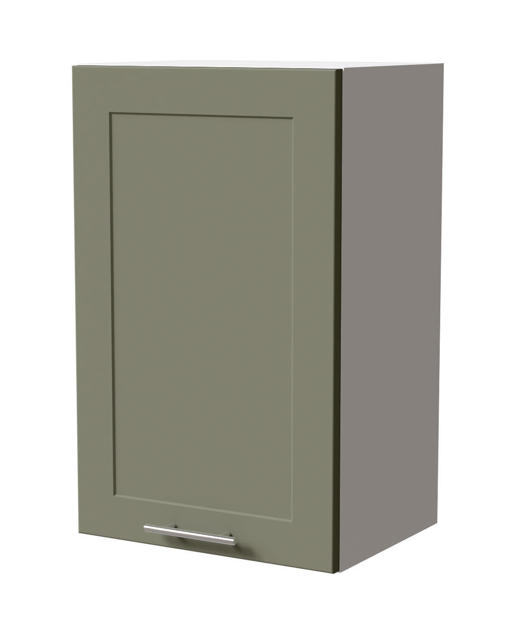 Feldmann-Wohnen Hängeschrank Grün, Weiß 45x72x32.5 cm